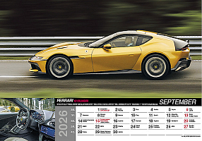 Nástenný kalendár Fast cars 2026 9