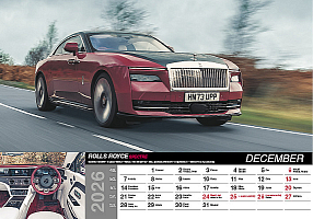 Nástenný kalendár Fast cars 2026 12