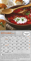 Nástenný kalendár Gourmet 2026 5