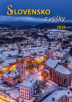 Nástenný kalendár Slovensko z výšky 2026 1