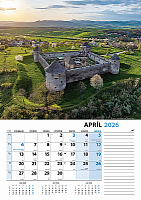 Nástenný kalendár Slovensko z výšky 2026 5