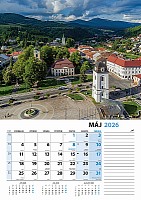 Nástenný kalendár Slovensko z výšky 2026 6