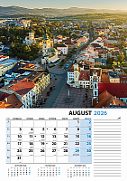 Nástenný kalendár Slovensko z výšky 2026 9