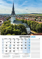 Nástenný kalendár Slovensko z výšky 2026 10