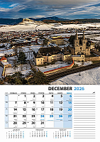 Nástenný kalendár Slovensko z výšky 2026 13