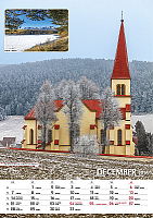 Nástenný kalendár Spoznávame Slovensko 2026 12