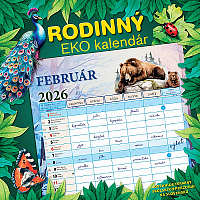 Nástenný kalendár Rodinný EKO kalendár 2026 1
