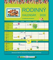Nástenný kalendár Rodinný kalendár 2026 1