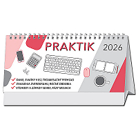 Stolový kalendár Praktik stolový stĺpcový 2026