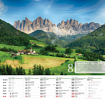 Nástenný kalendár Romantický SVET 2026 3