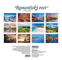 Nástenný kalendár Romantický SVET 2026 5