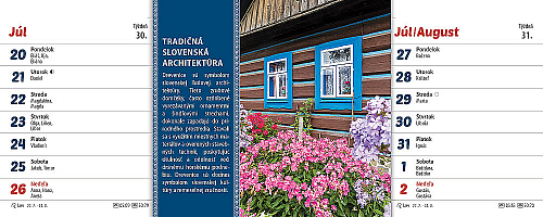 Stolový kalendár Zvyky a tradície 2026 3