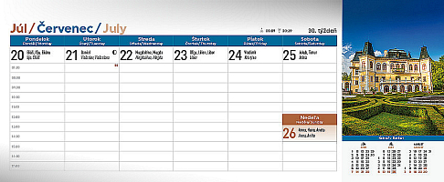 Stolový kalendár Slovensko 2026 1