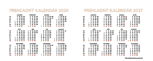 Stolový kalendár Slovensko 2026 10