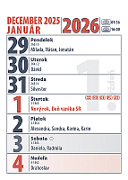 Stolový Minikalendár 2026 5