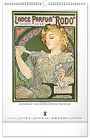 NOTIQUE Nástenný kalendár Alfons Mucha 2027, 33 x 46 cm 9