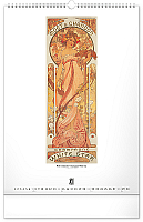 NOTIQUE Nástenný kalendár Alfons Mucha 2027, 33 x 46 cm 11