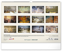 NOTIQUE Nástenný kalendár Slovanská epopej – Alfons Mucha 2027, 48 x 33 cm 13