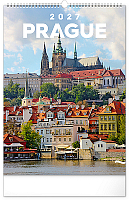 NOTIQUE Nástenný kalendár Praha CZ 2027, 33 x 46 cm