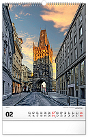 NOTIQUE Nástenný kalendár Praha CZ 2027, 33 x 46 cm 2