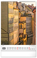 NOTIQUE Nástenný kalendár Praha CZ 2027, 33 x 46 cm 3