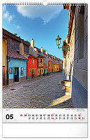 NOTIQUE Nástenný kalendár Praha CZ 2027, 33 x 46 cm 5
