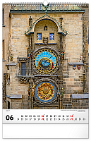 NOTIQUE Nástenný kalendár Praha CZ 2027, 33 x 46 cm 6