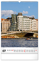 NOTIQUE Nástenný kalendár Praha CZ 2027, 33 x 46 cm 7