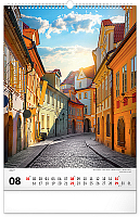 NOTIQUE Nástenný kalendár Praha CZ 2027, 33 x 46 cm 8