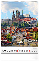 NOTIQUE Nástenný kalendár Praha CZ 2027, 33 x 46 cm 9