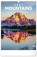 NOTIQUE Nástenný kalendár Hory 2027, 33 x 46 cm