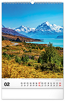 NOTIQUE Nástenný kalendár Hory 2027, 33 x 46 cm 2