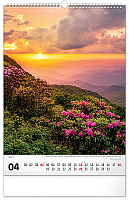 NOTIQUE Nástenný kalendár Hory 2027, 33 x 46 cm 4