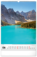 NOTIQUE Nástenný kalendár Hory 2027, 33 x 46 cm 6