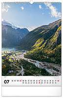 NOTIQUE Nástenný kalendár Hory 2027, 33 x 46 cm 7
