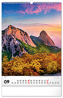 NOTIQUE Nástenný kalendár Hory 2027, 33 x 46 cm 9