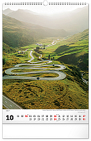 NOTIQUE Nástenný kalendár Hory 2027, 33 x 46 cm 10