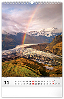 NOTIQUE Nástenný kalendár Hory 2027, 33 x 46 cm 11