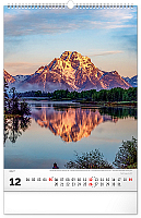 NOTIQUE Nástenný kalendár Hory 2027, 33 x 46 cm 12