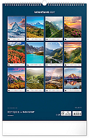 NOTIQUE Nástenný kalendár Hory 2027, 33 x 46 cm 13