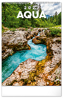 NOTIQUE Nástenný kalendár Voda 2027, 33 x 46 cm