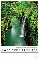 NOTIQUE Nástenný kalendár Voda 2027, 33 x 46 cm 4