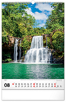 NOTIQUE Nástenný kalendár Voda 2027, 33 x 46 cm 8