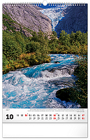 NOTIQUE Nástenný kalendár Voda 2027, 33 x 46 cm 10