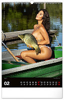 Nástenný kalendár Girls and Carps 2027, 33 x 46 cm 2