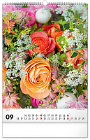 NOTIQUE Nástenný kalendár Kytice 2027, 33 x 46 cm 9