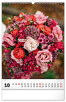 NOTIQUE Nástenný kalendár Kytice 2027, 33 x 46 cm 10