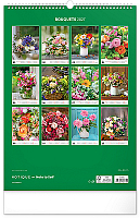 NOTIQUE Nástenný kalendár Kytice 2027, 33 x 46 cm 13