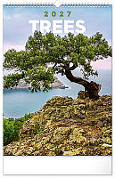 NOTIQUE Nástenný kalendár Stromy 2027, 33 x 46 cm