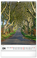 NOTIQUE Nástenný kalendár Stromy 2027, 33 x 46 cm 4